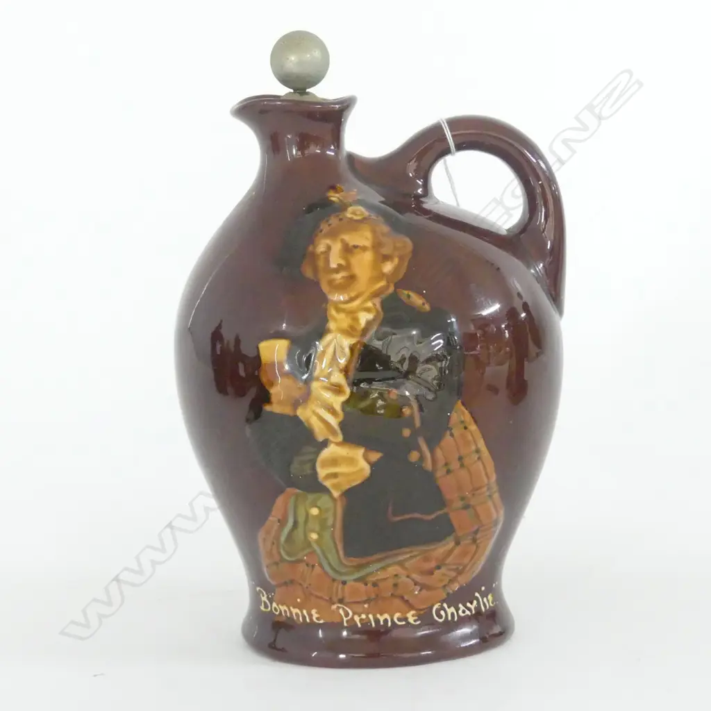 DOULTON KINGSWARE DECANTER "BONNIE PRINCE CHARLIE"  H.185mm (excluding stopper) Image 1++