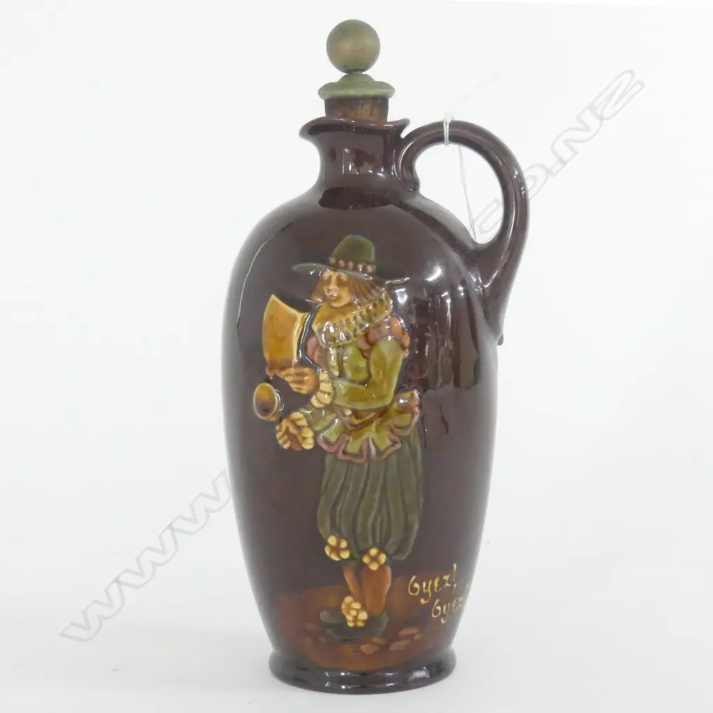DOULTON KINGSWARE DECANTER !OYEZ!OYEZ! H.210mm (excluding stopper) Image 1++