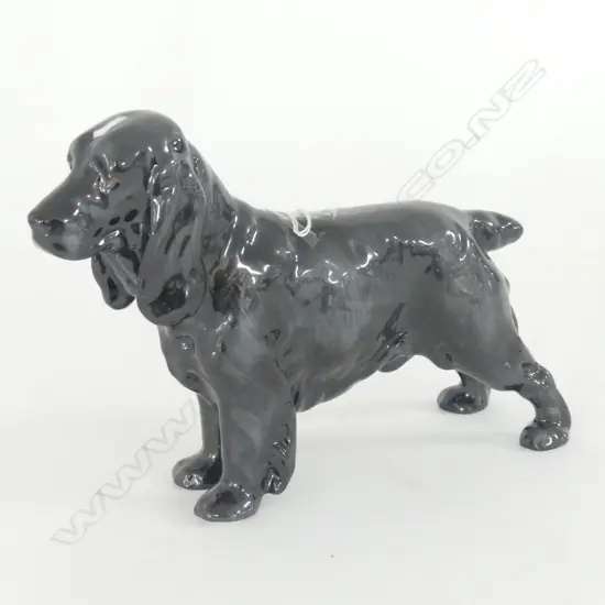 DOULTON COCKER SPANIEL BLACK & GREY HN1020 L.180mm