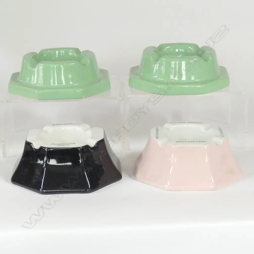 4 DOULTON ASHTRAYS FOR BALLINGER AND OTHERS Image 1++