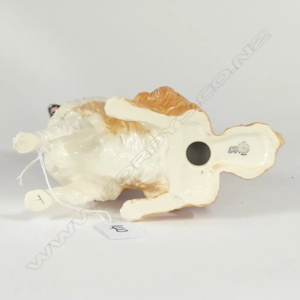 DOULTON SEATED COLLIE, BROWN & WHITE, L.160mm Image 1++