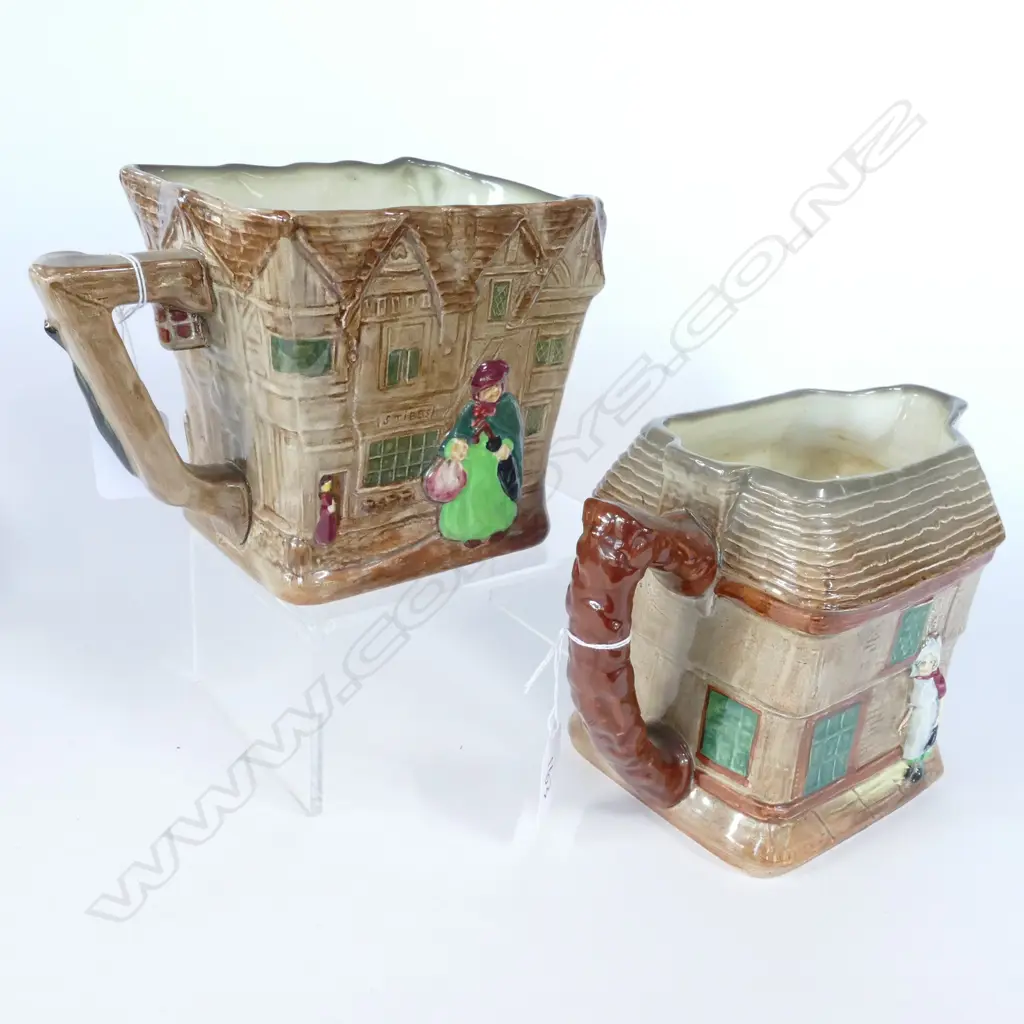 TWO DOULTON JUGS 'OLD LONDON' AND 'OLD CURIOSITY SHOP' Image 1++