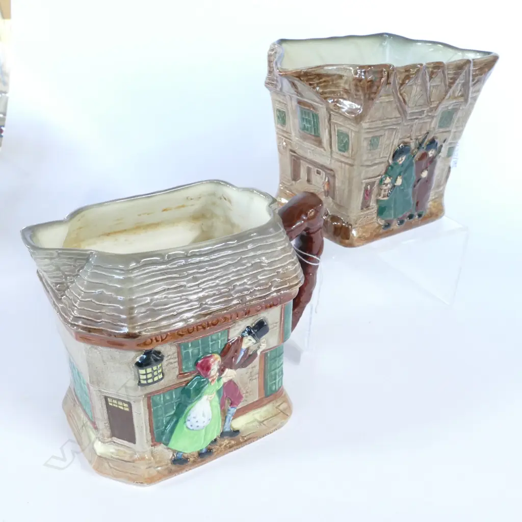 TWO DOULTON JUGS 'OLD LONDON' AND 'OLD CURIOSITY SHOP' Image 1++