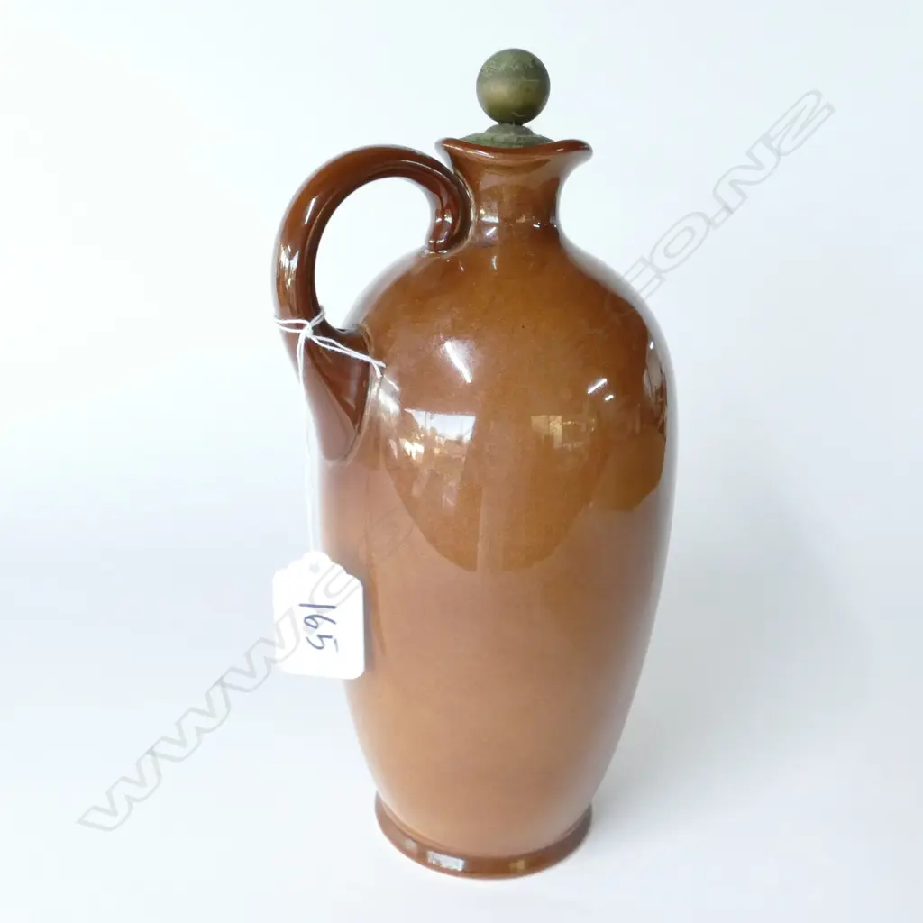 DOULTON WHISKY FLASK - TONY WELLER H.215mm (excluding stopper) Image 1++