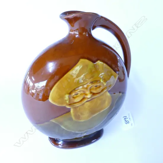 DOULTON KINGSWARE "DEWAR'S SCOTCH WHISKEY" FLASK H.200mm
