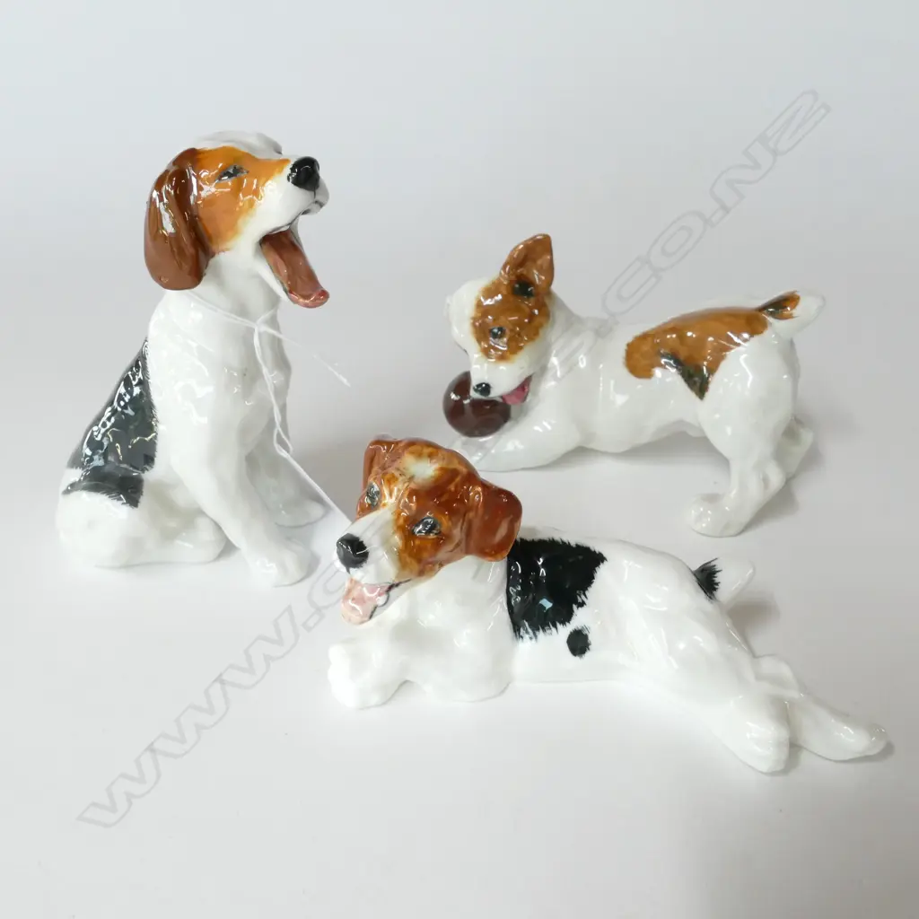 3 DOULTON DOGS HN1099, 1101, 1103.  TALLEST H.100mm Image 1++