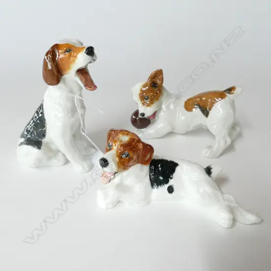 3 DOULTON DOGS HN1099, 1101, 1103.  TALLEST H.100mm