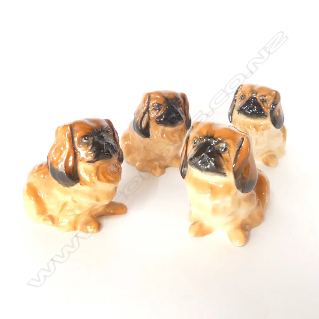 4 DOULTON PEKINGESE DOGS Image 1++