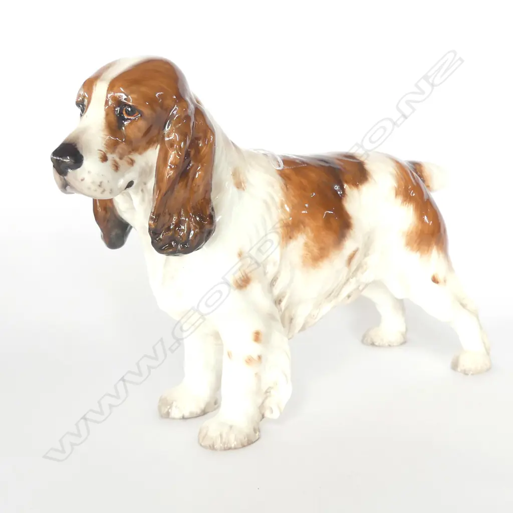 LARGE DOULTON COCKER SPANIEL HN1002 (1 LEG RESTORED) L.240mm Image 1++
