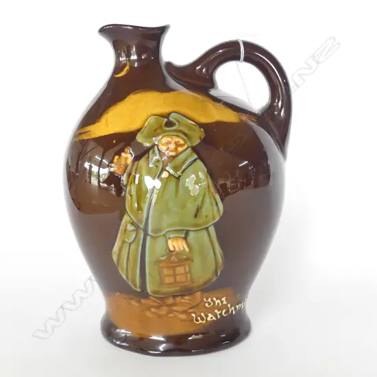 DOULTON KINGSWARE FLASK "THE WATCHMAN" H.185mm