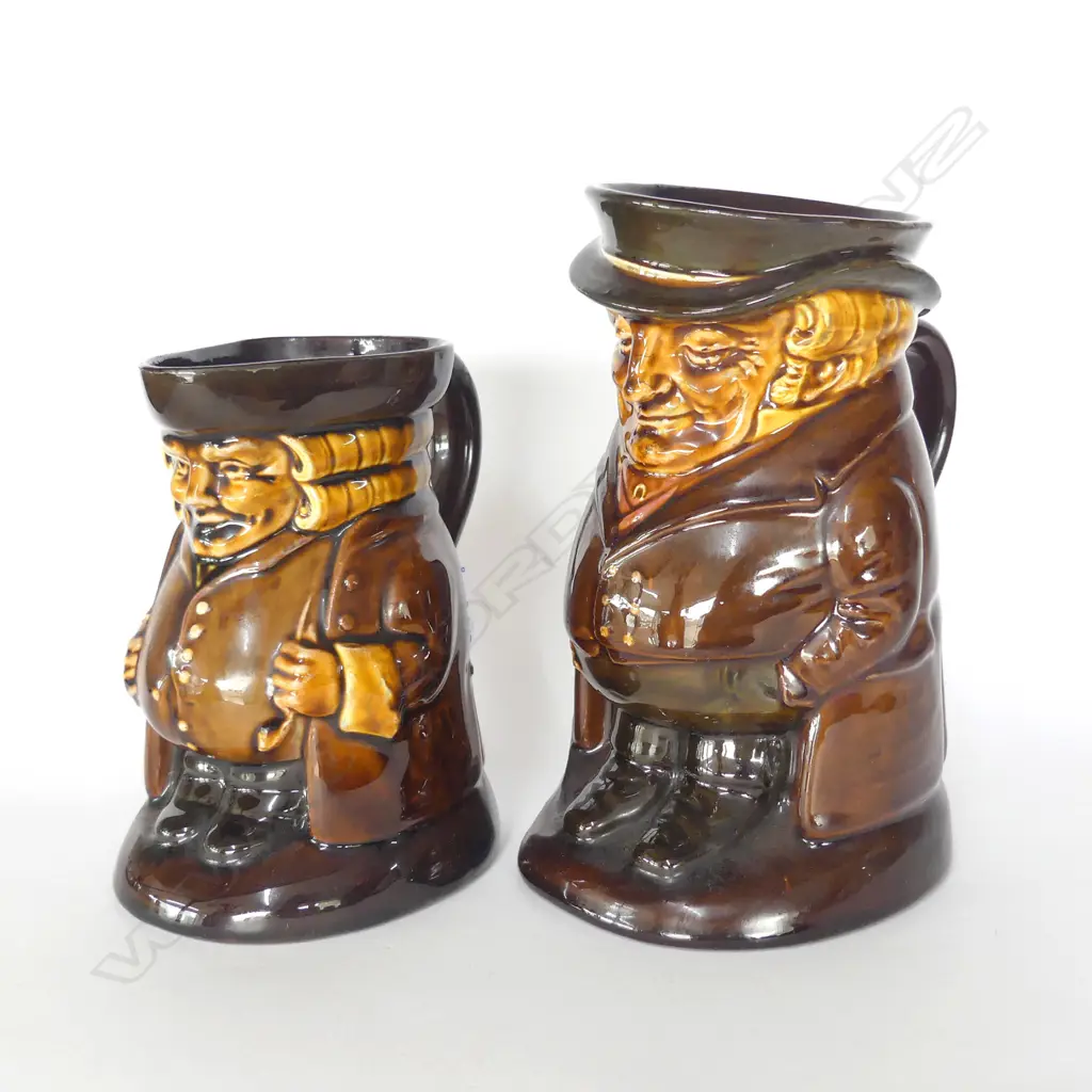 TWO KINGSWARE TOBY JUGS TALLEST 180mm Image 1++