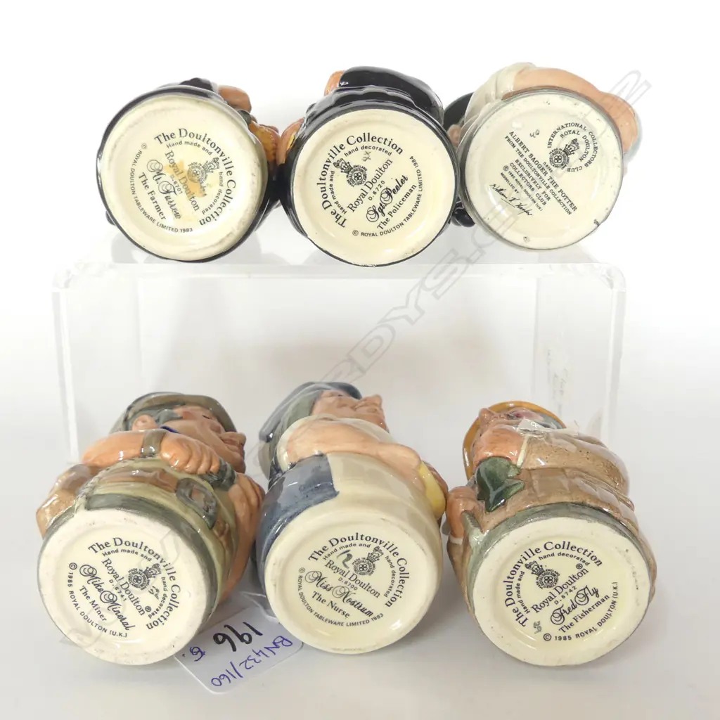 SIX DOULTON TOBYS Image 1++