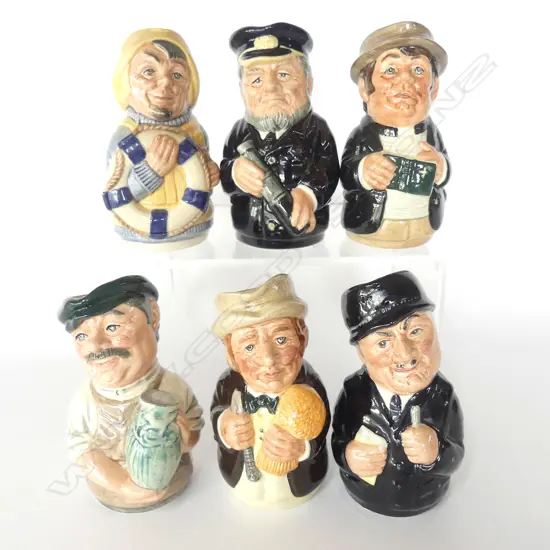 SIX DOULTON TOBYS