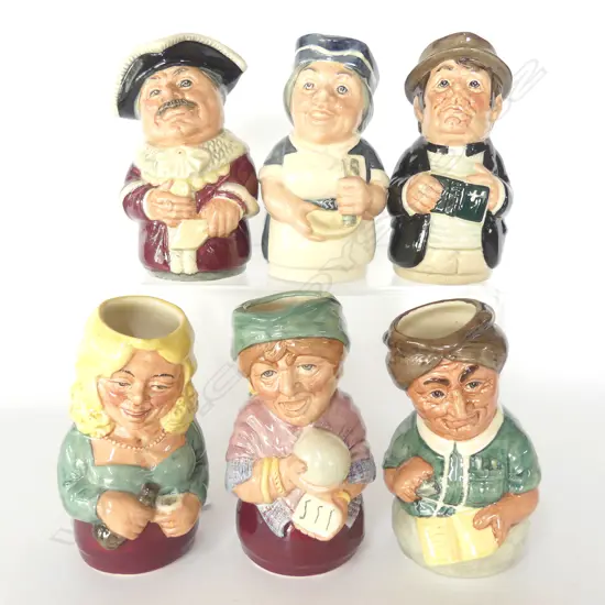 6 DOULTON TOBYS