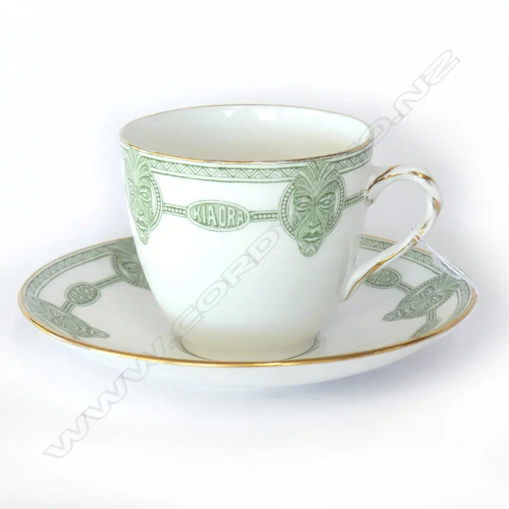 SMALL DOULTON MAORI ART CUP & SAUCER  Image 1++