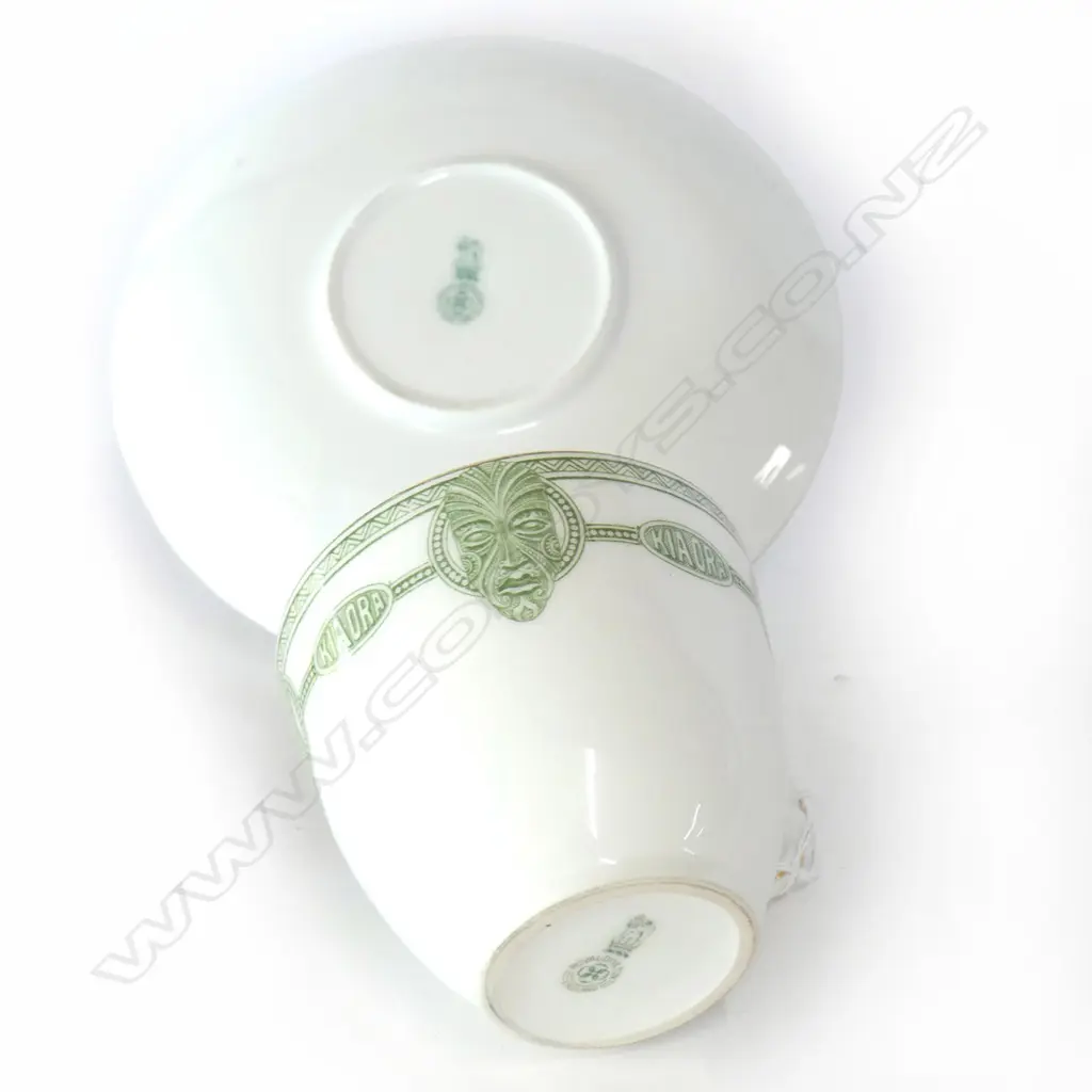 SMALL DOULTON MAORI ART CUP & SAUCER  Image 1++