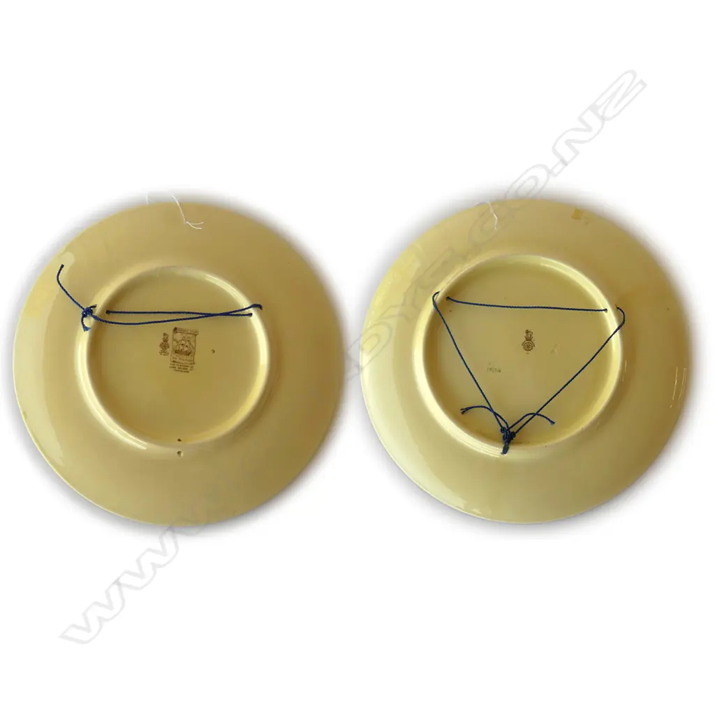 DOULTON CHARGER HMS VICTORY D.340mm & PEMBROKE CASTLE CHARGER D.395mm Image 1++