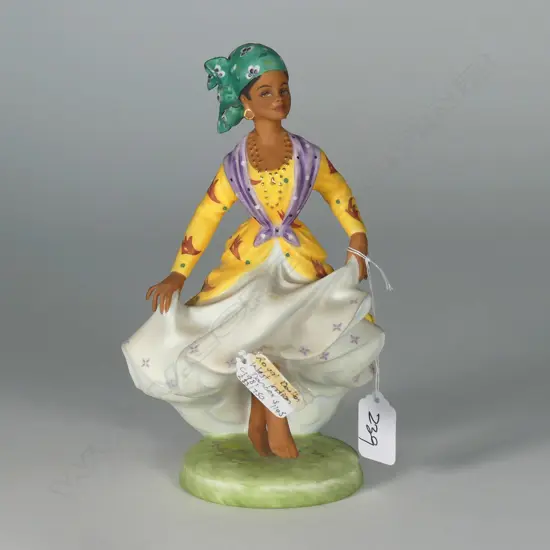 DOULTON FIGURE: WEST INDIAN DANCER HN2384 Edt.283/750 c1981