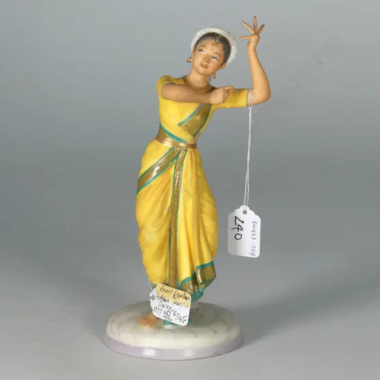 DOULTON FIGURE: INDIAN TEMPLE DANCER HN2830 c1977 EDT.483/750