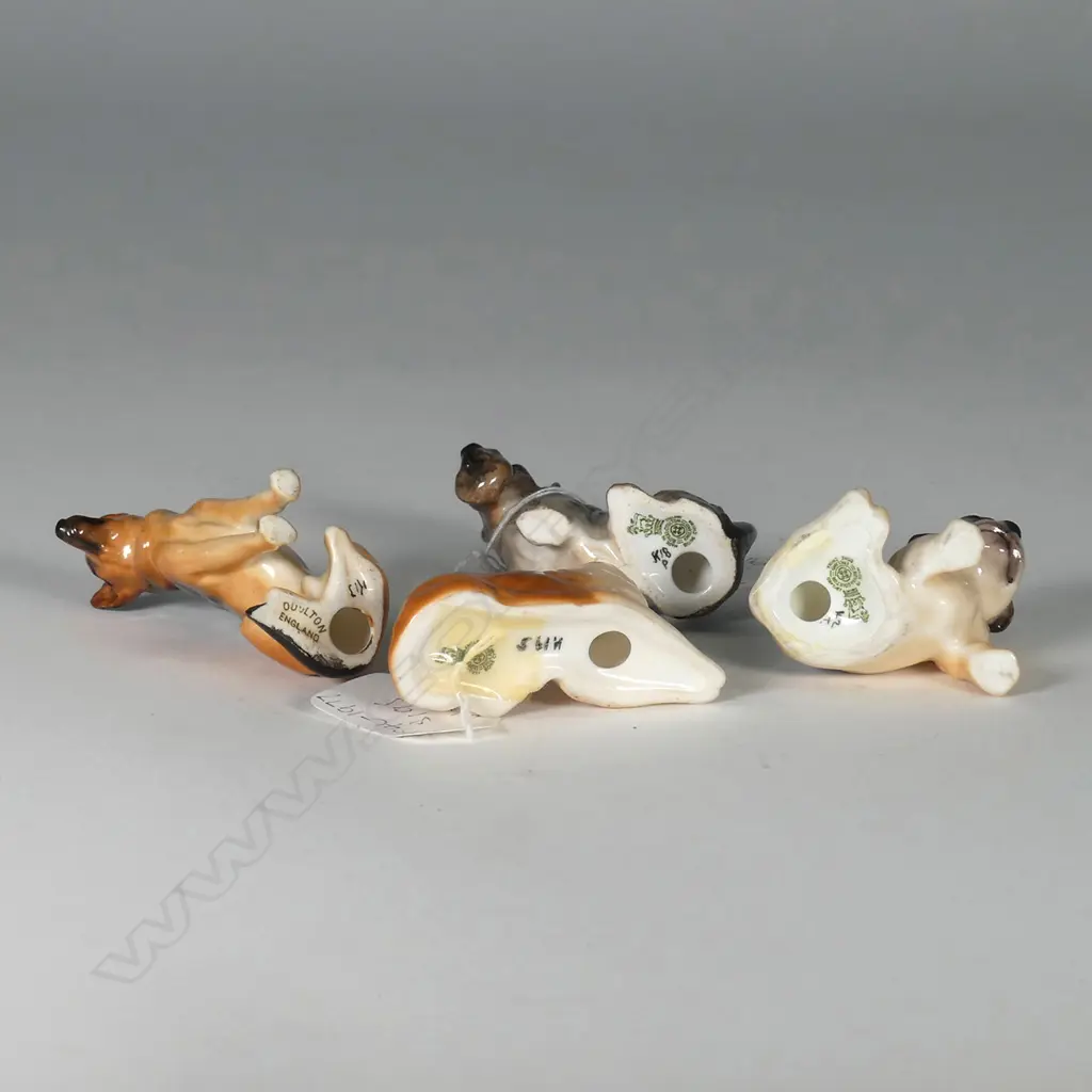 4 ASST. MINI DOULTON DOGS Image 1++