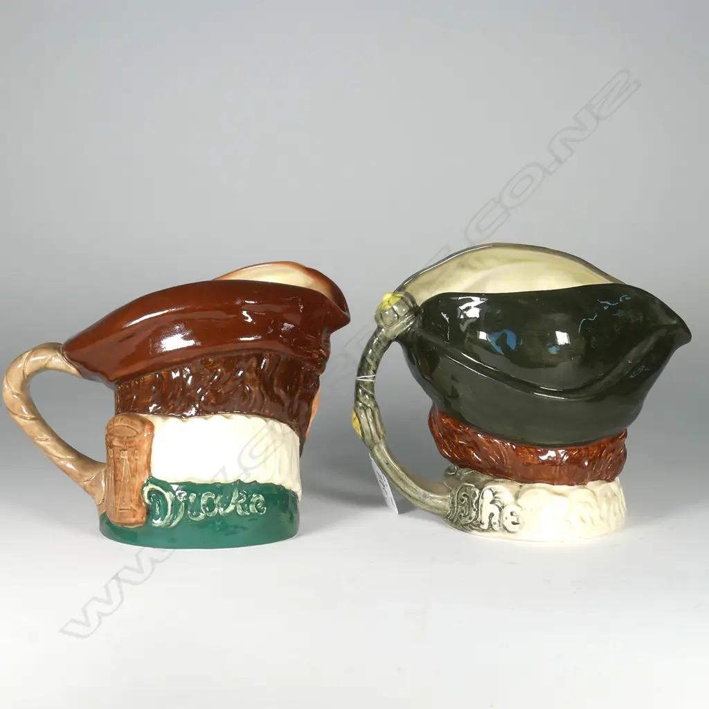 2 LARGE DOULTON CHARACTER JUGS; DRAKE AND CAVALIER Image 1++
