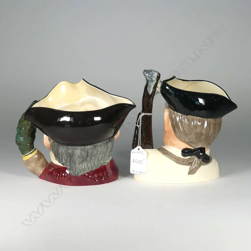 2 LARGE DOULTON CHARACTER JUGS; MINE HOST AND GUNSMITH Image 1++