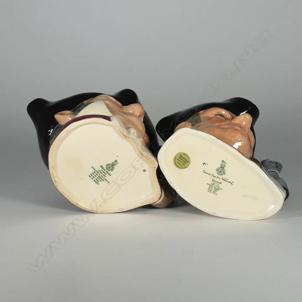 2 LARGE DOULTON CHARACTER JUGS; MINE HOST AND GUNSMITH Image 1++