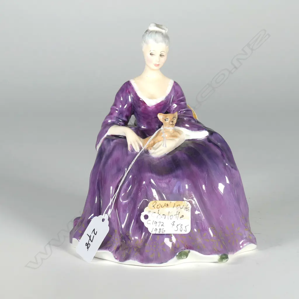 DOULTON FIGURE:  CHARLOTTE HN2421 c1972-1986 Image 1++