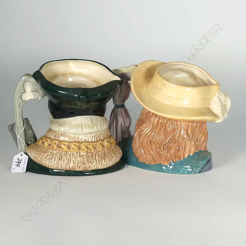 2 DOULTON LARGE CHARACTER JUGS: SIR THOMAS MOORE & SCARAMOUCHE Image 1++