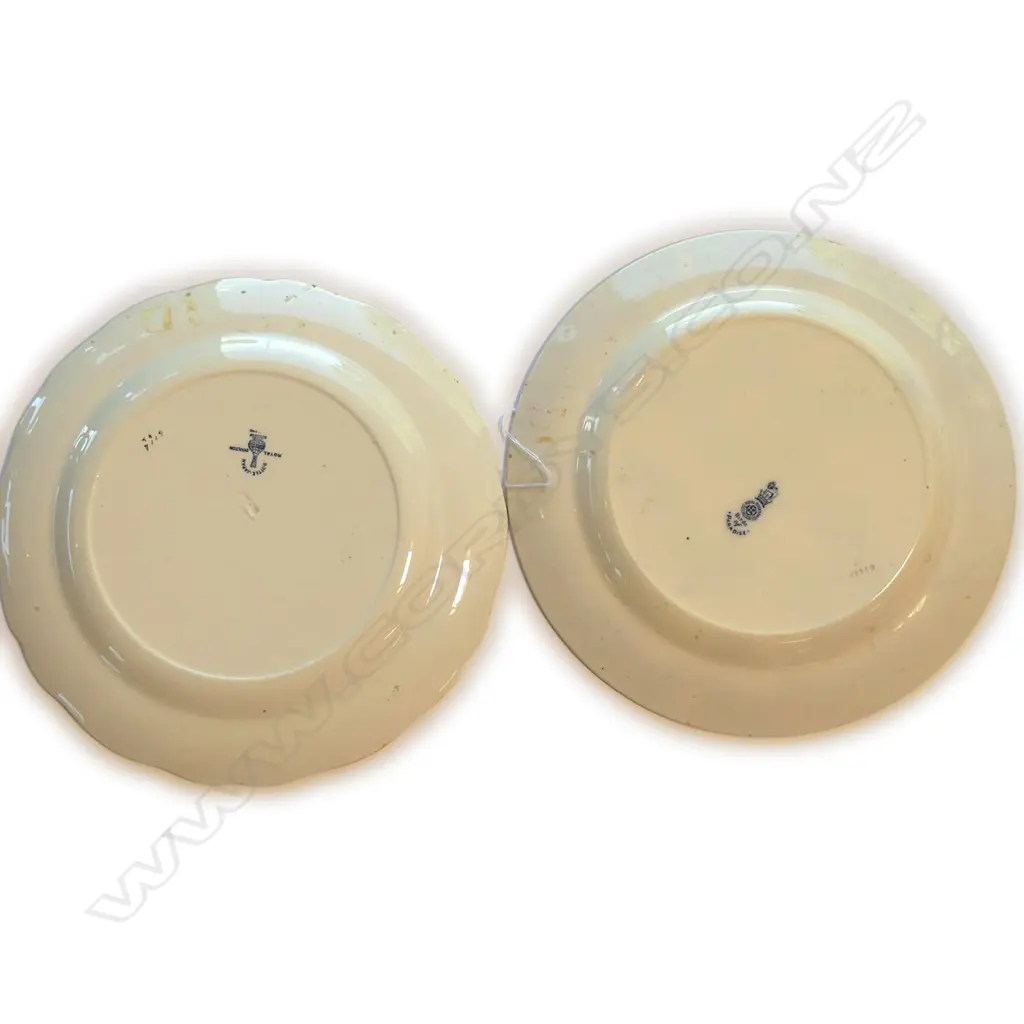 2 DOULTON PLATES "BIRD OF PARADISE" & "BOTTLED JAPAN" Image 1++