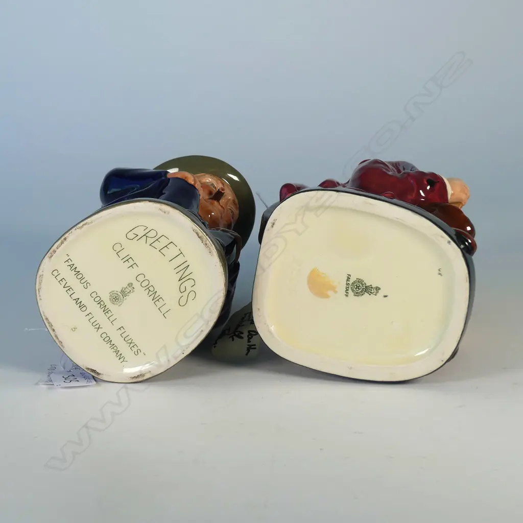 2 DOULTON TOBY JUGS: SIR JOHN FALSTAFF & CLIFF CORNELL Image 1++