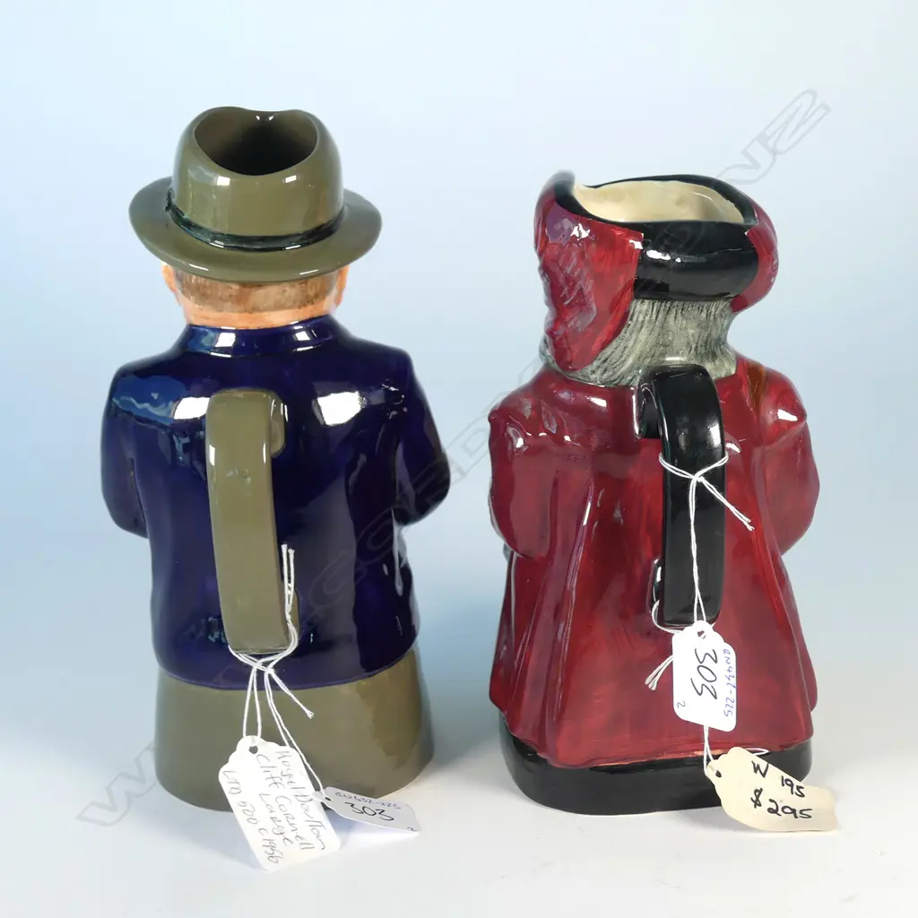 2 DOULTON TOBY JUGS: SIR JOHN FALSTAFF & CLIFF CORNELL Image 1++