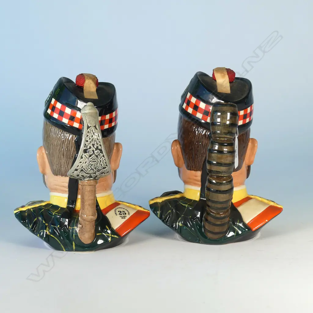 PR DOULTON CHARACTER DECANTER:  WILLIAM GRANT SCOTCH WHISKEY FULL with original boxes Image 1++