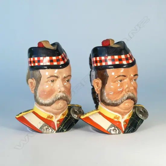 PR DOULTON CHARACTER DECANTER:  WILLIAM GRANT SCOTCH WHISKEY FULL with original boxes
