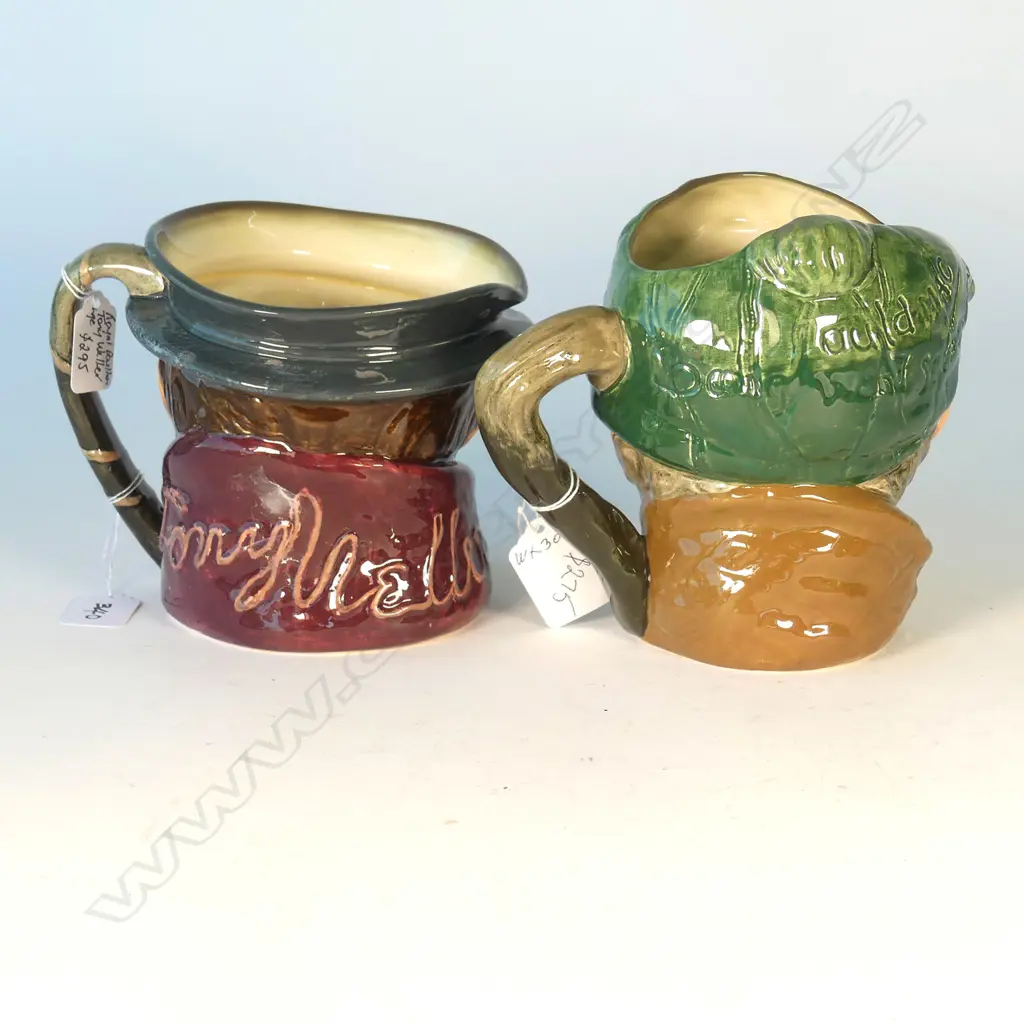 2 DOULTON LARGE CHARACTER JUGS - TONY WELLER & AULD MAC Image 1++