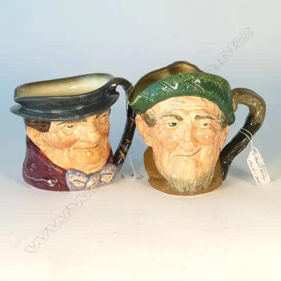 2 DOULTON LARGE CHARACTER JUGS - TONY WELLER & AULD MAC