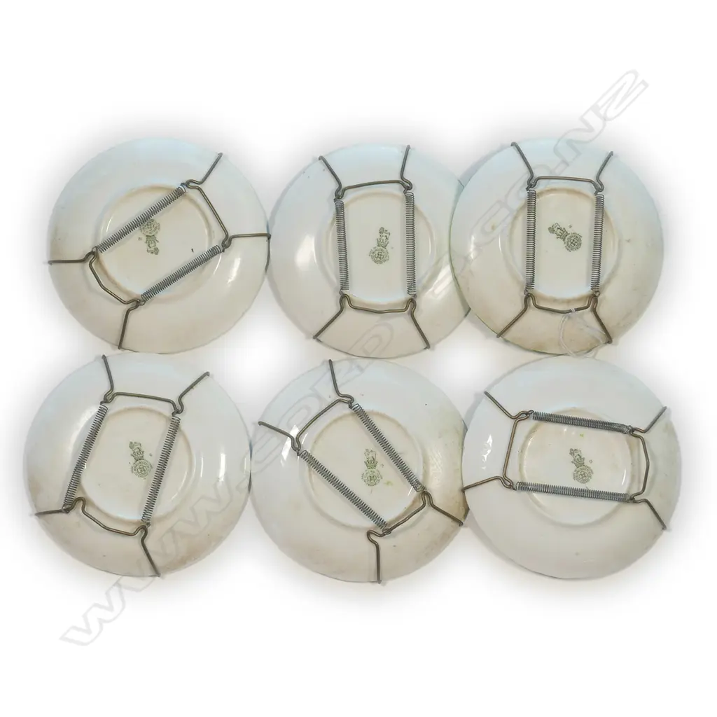 6 DOULTON MINI PLATES - SHAKESPEARE & HORSE RIDING Image 1++