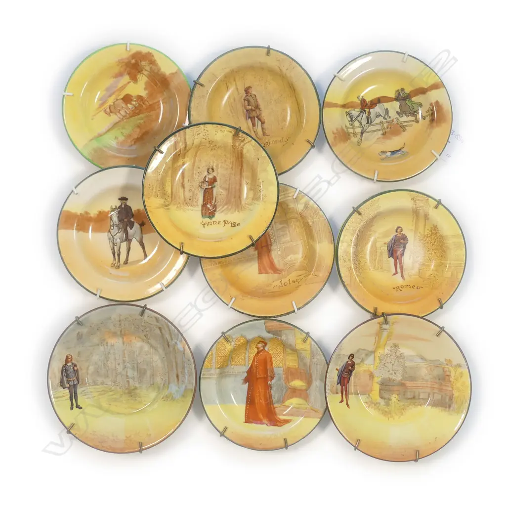 10 DOULTON MINI PLATES - VARIOUS SERIES WARE Image 1++
