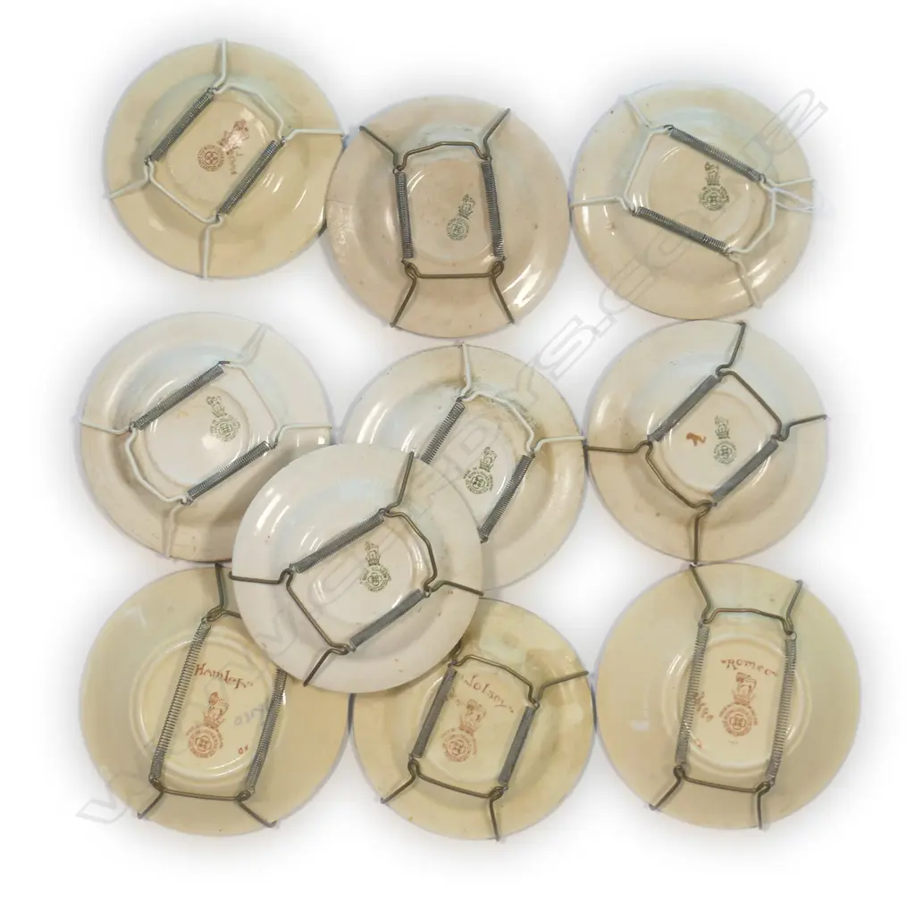 10 DOULTON MINI PLATES - VARIOUS SERIES WARE Image 1++