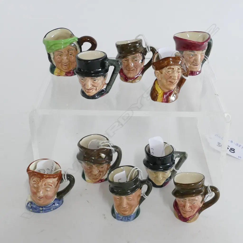 10 DOULTON TINY CHARACTER JUGS: OLD MARKS Image 1++