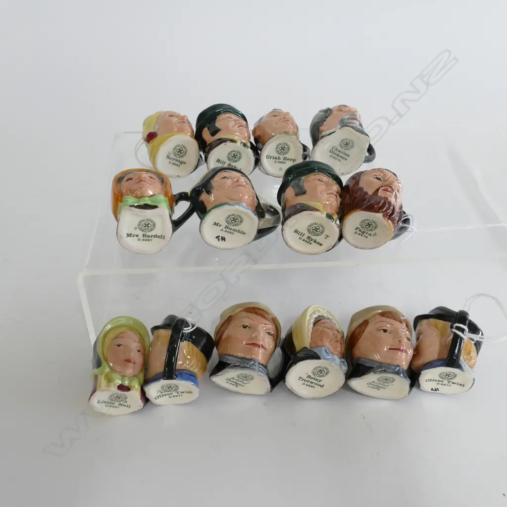 14 DOULTON TINY CHARACTER JUGS: NEWER MARKS Image 1++