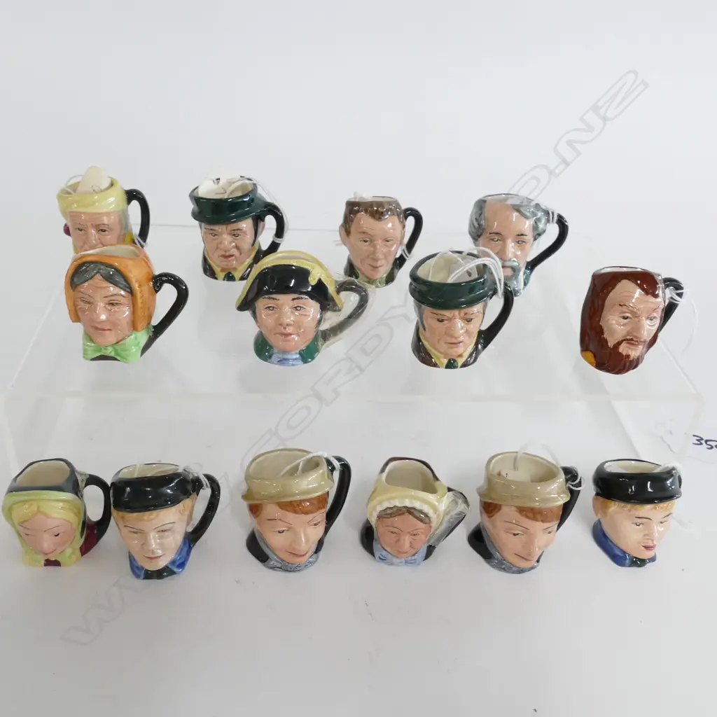 14 DOULTON TINY CHARACTER JUGS: NEWER MARKS Image 1++