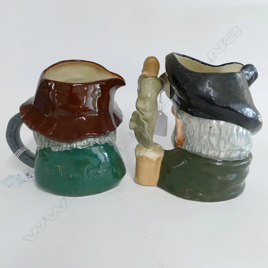 2 LARGE DOULTON CHARACTER JUGS: UNCLE TOM COBBLEIGH & TAM O'SHANTER Image 1++