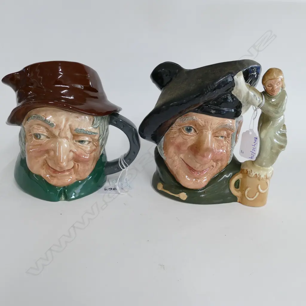 2 LARGE DOULTON CHARACTER JUGS: UNCLE TOM COBBLEIGH & TAM O'SHANTER Image 1++