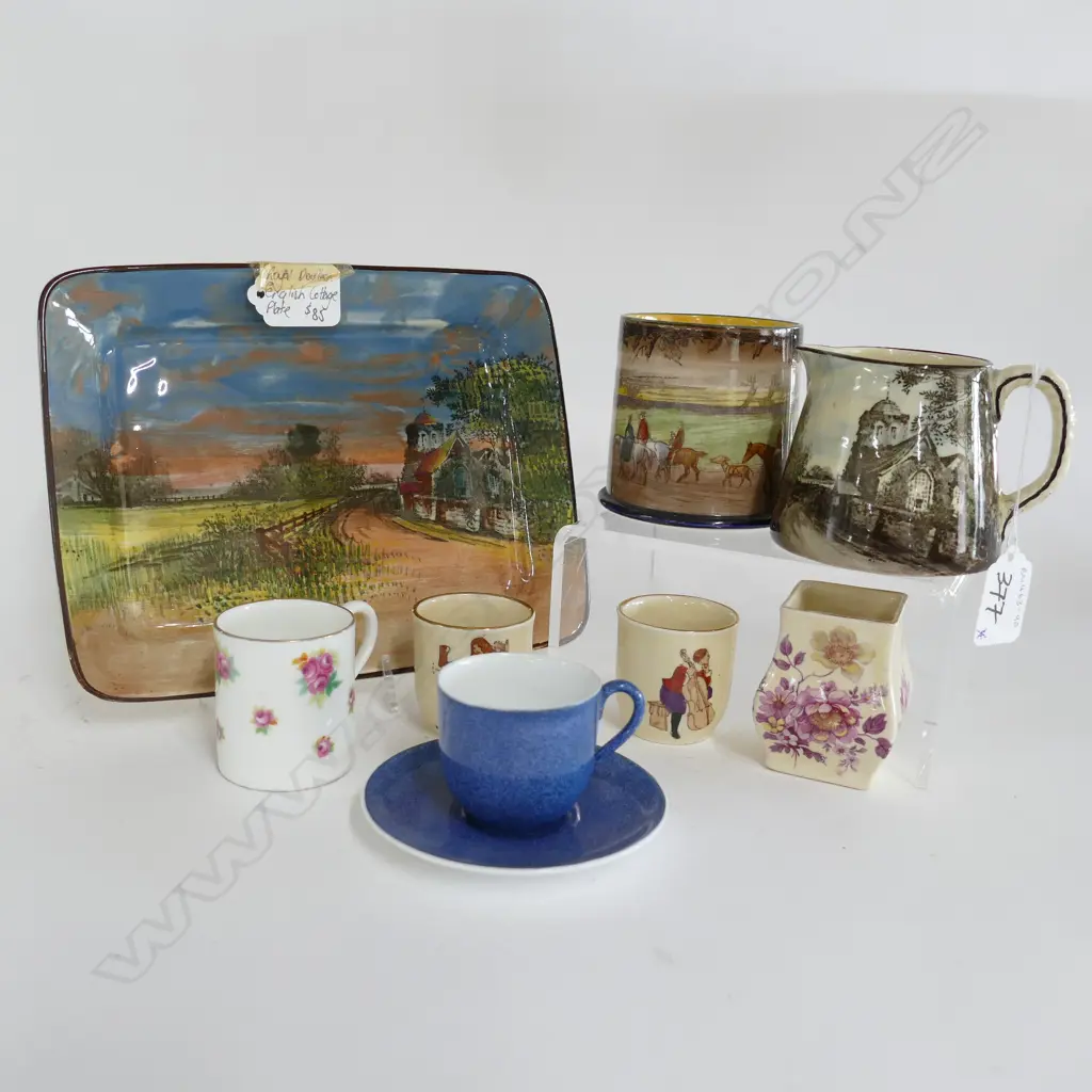 DOULTON SERIES WARE TRAY, JUG,BEAKER & MISC. ITEMS Image 1++