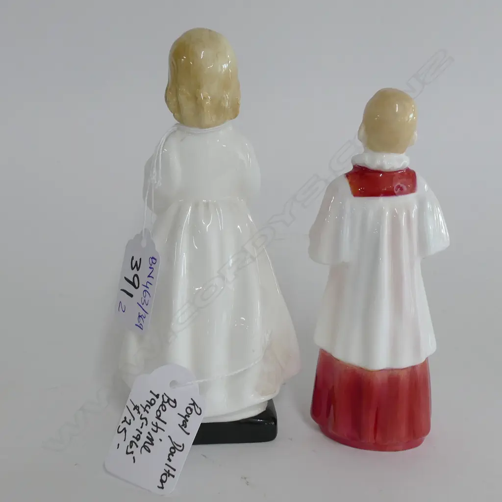 2 ROYAL DOULTON FIGURINES; BEDTIME & CHOIR BOY Image 1++