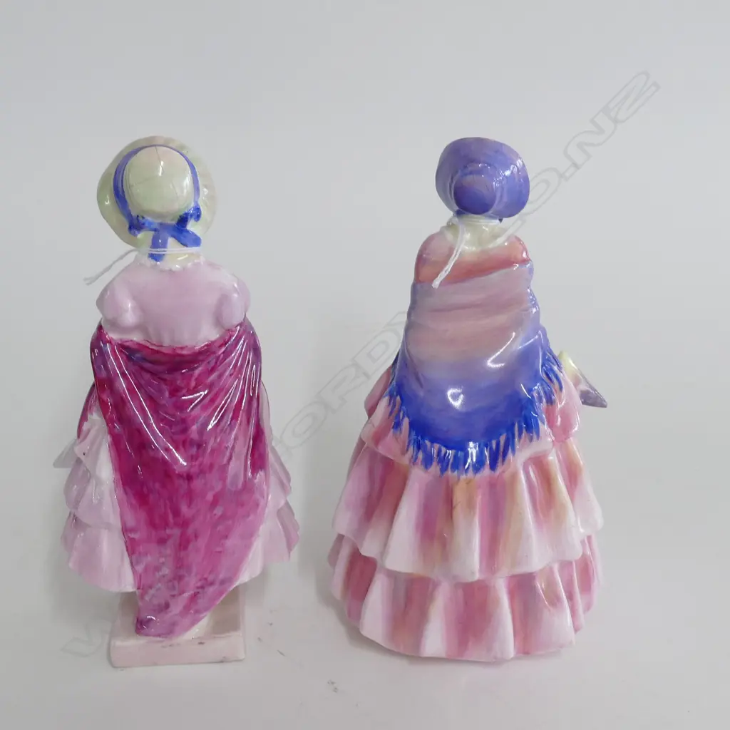 2 ROYAL DOULTON FIGURINES; BIDDY & GRETA AF 150MM H Image 1++