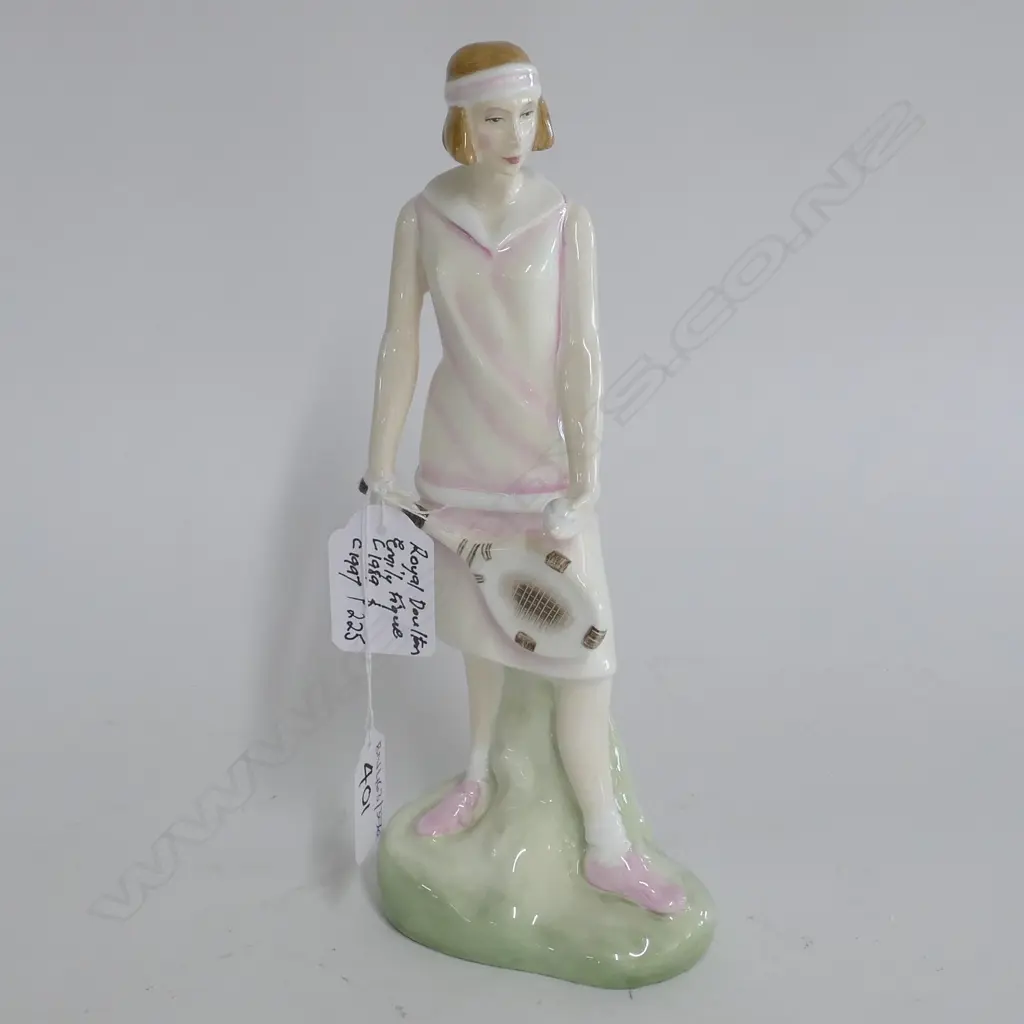ROYAL DOULTON PINK TENNIS FIGURINE 'EMILY' Image 1++