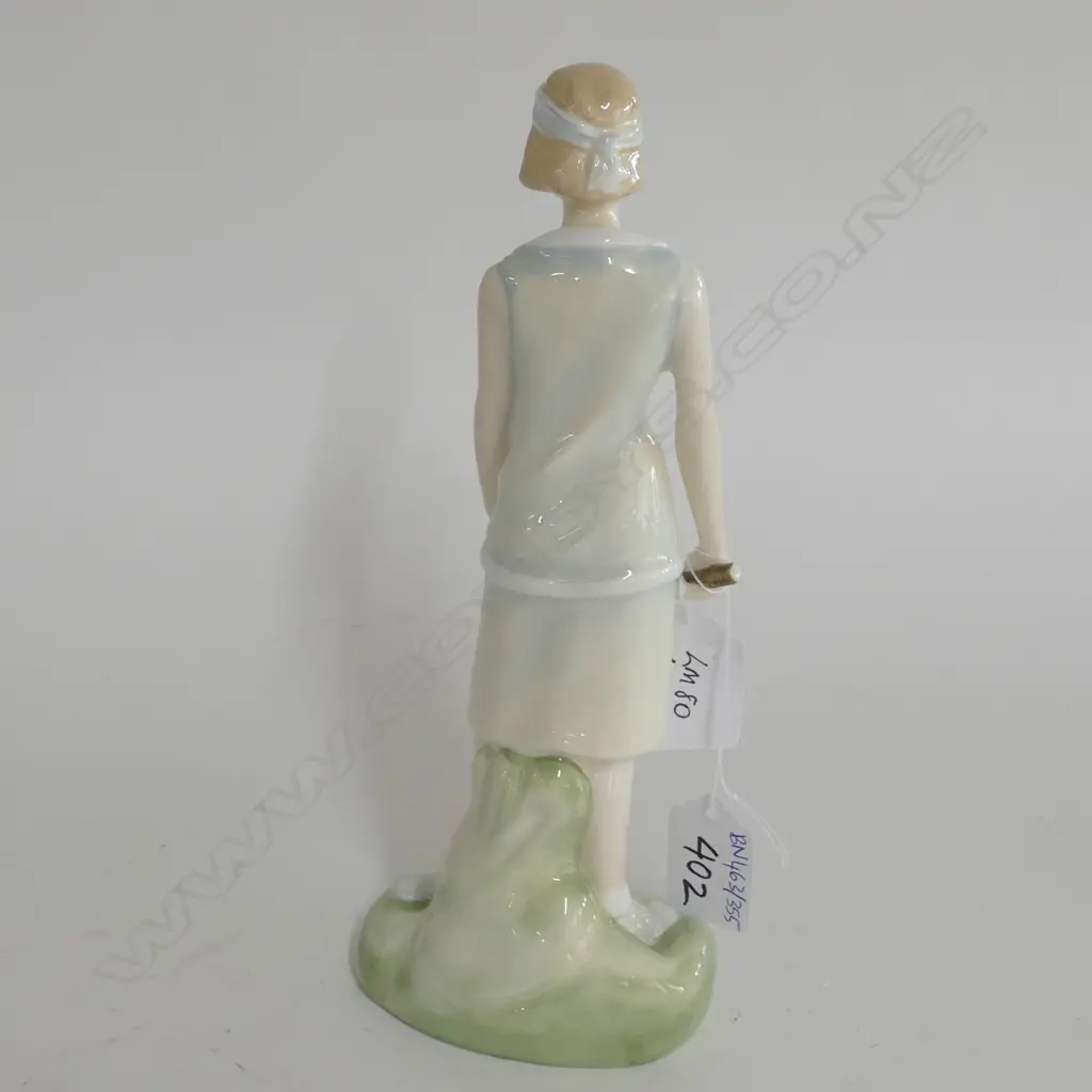 ROYAL DOULTON BLUE TENNIS FIGURINE 'EMILY' Image 1++