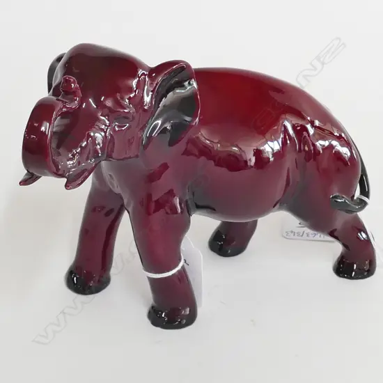 ROYAL DOULTON FLAMBE ELEPHANT